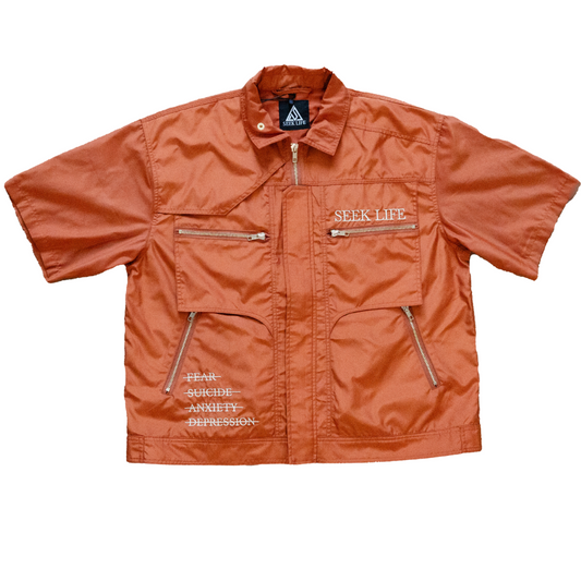 Seek Life Cargo Jacket Orange