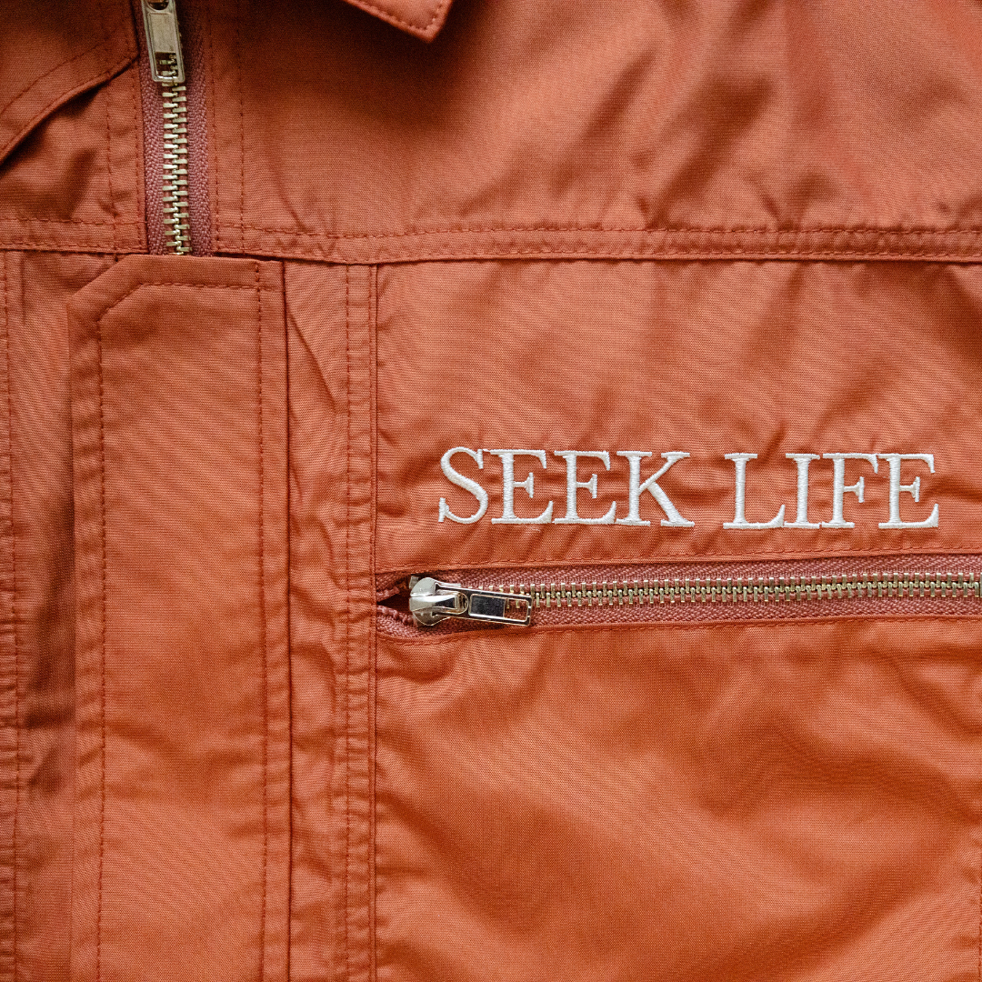 Seek Life Cargo Jacket Orange