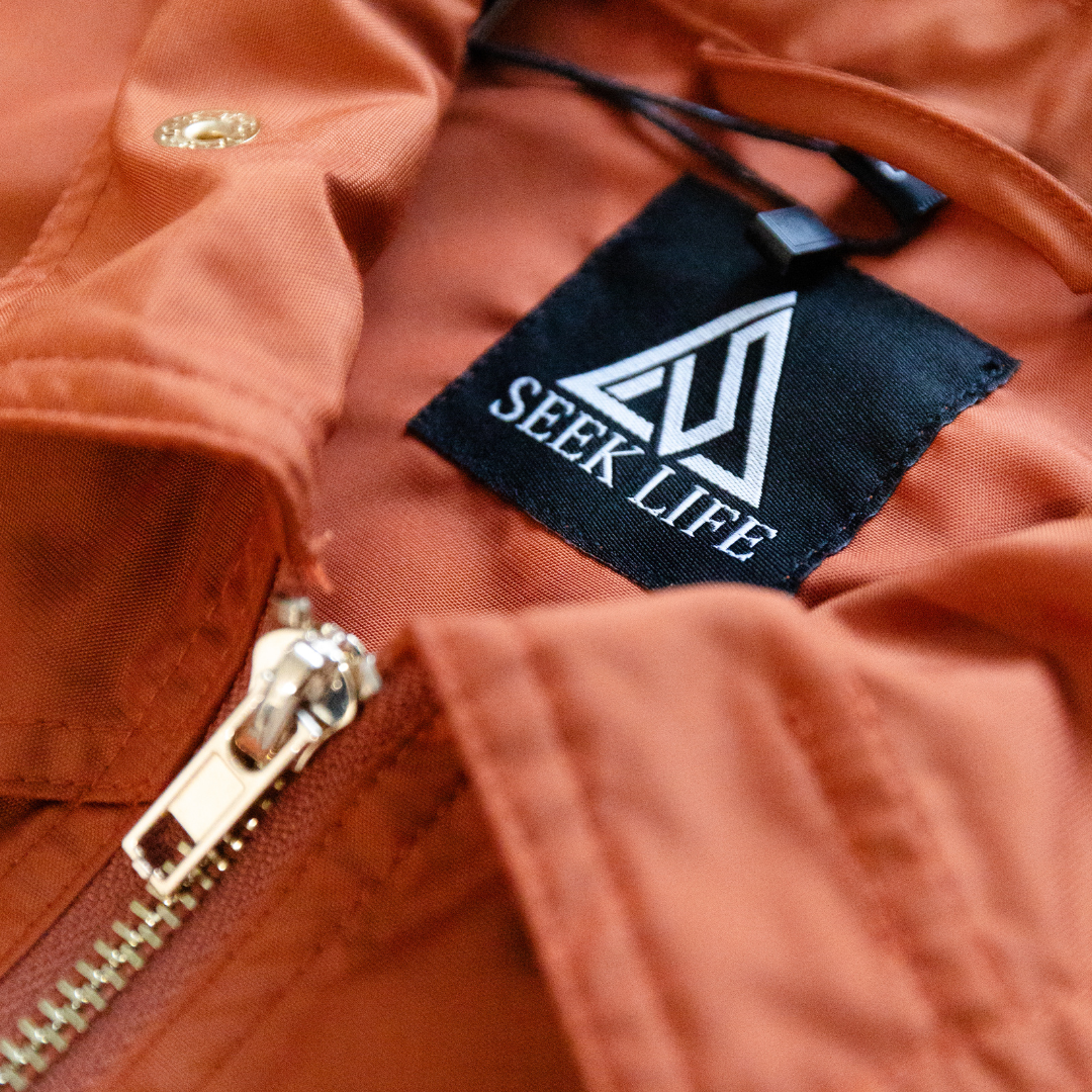 Seek Life Cargo Jacket Orange