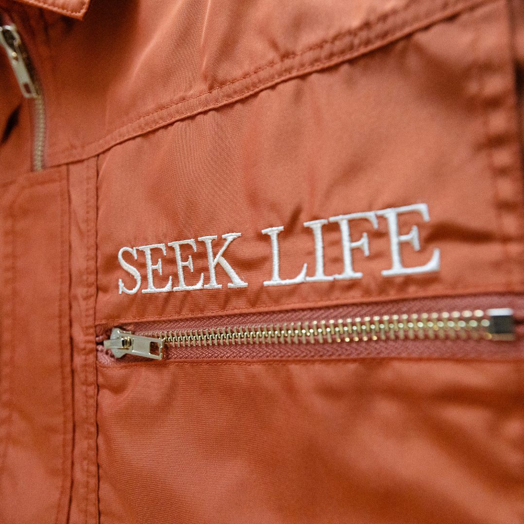 Seek Life Cargo Jacket Orange