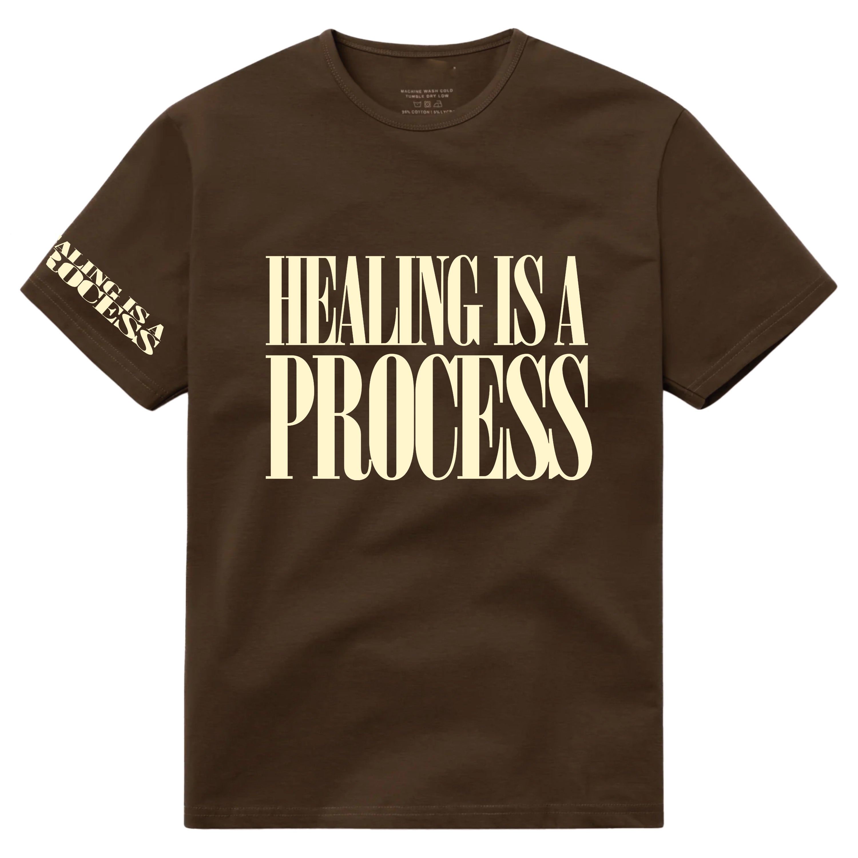 Healing Is A Process: Left Eye Chocolate Tee