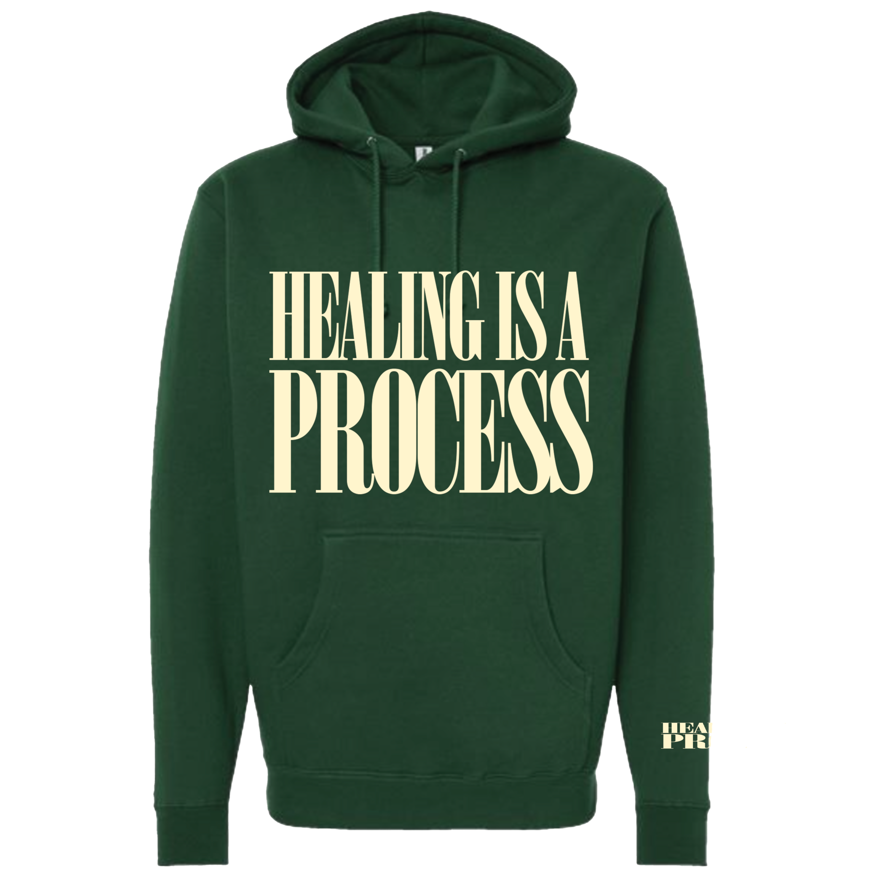 Healing Is A Process LeftEye Green Hoodie