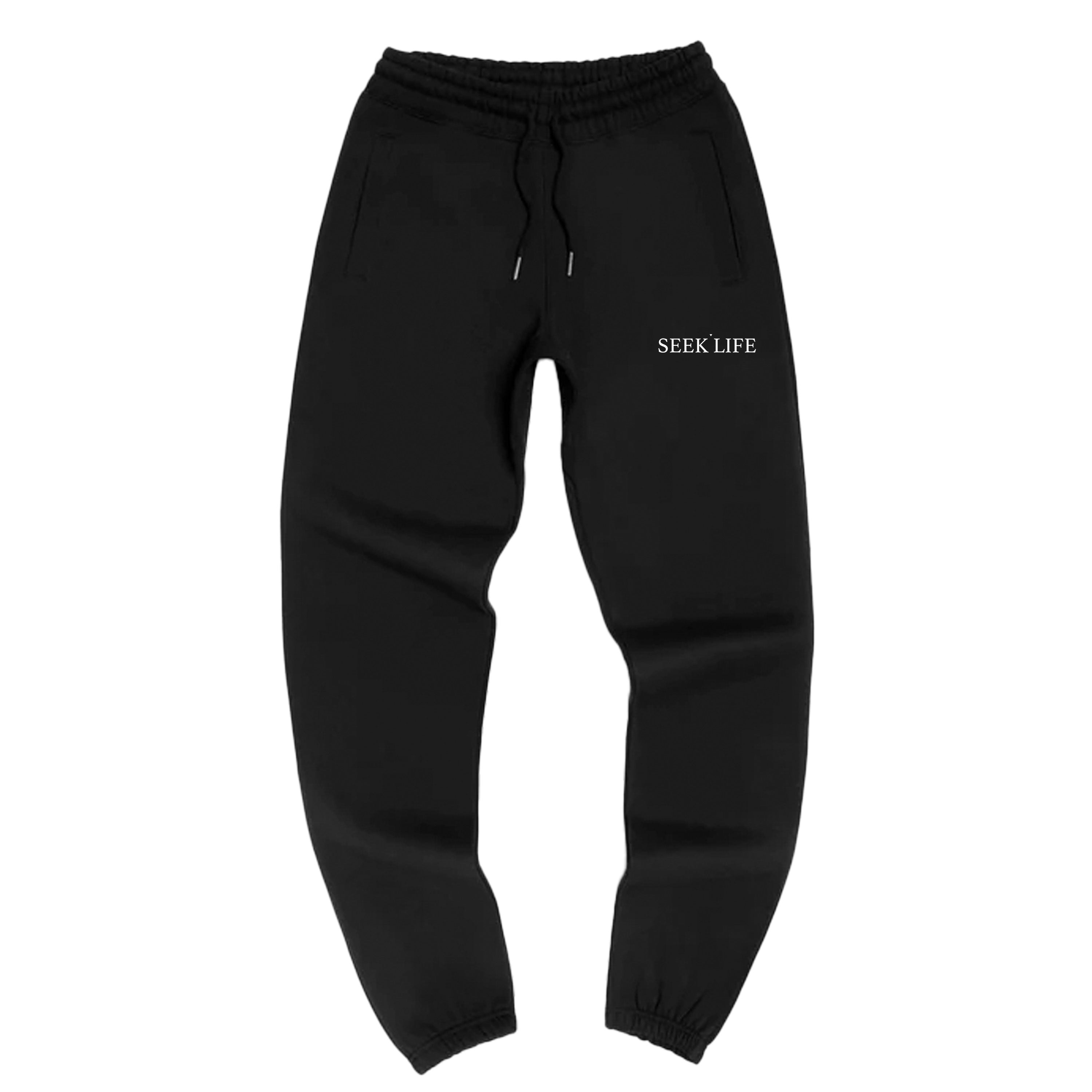 Black Seek Life Joggers