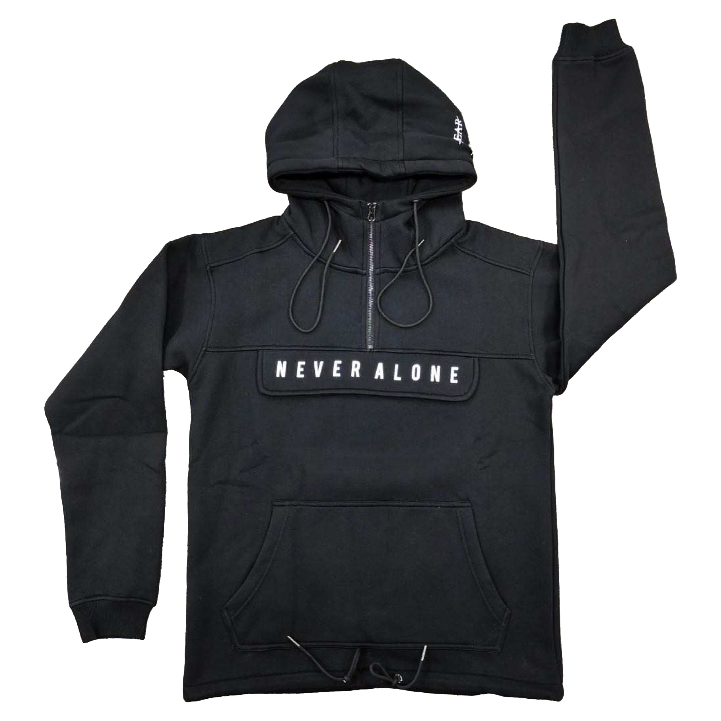 Never Alone Zipper Hoodie